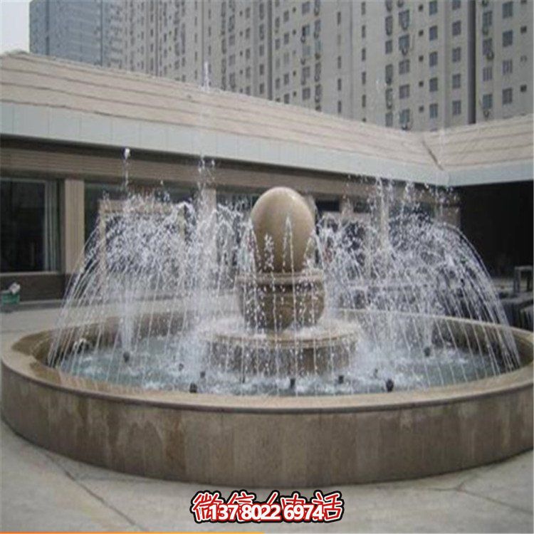 精美中式風水球園林雕塑，提升小區(qū)公園噴泉擺放風水氣質(zhì)