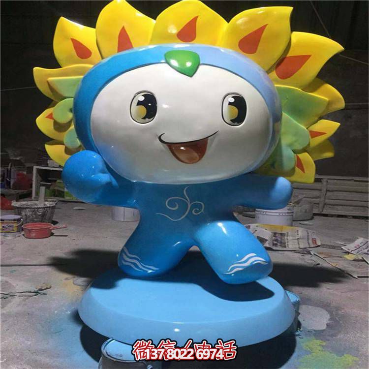 玻璃鋼卡通人物雕塑，點(diǎn)亮游樂場(chǎng)的歡樂