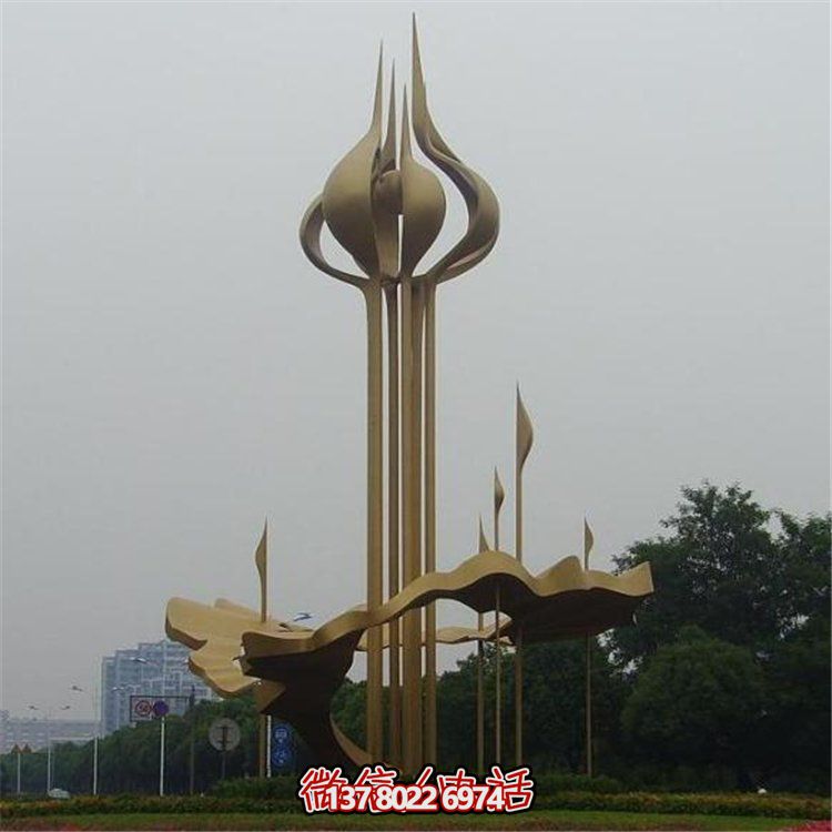 大型不銹鋼景觀擺件，為廣場(chǎng)帶來(lái)活力