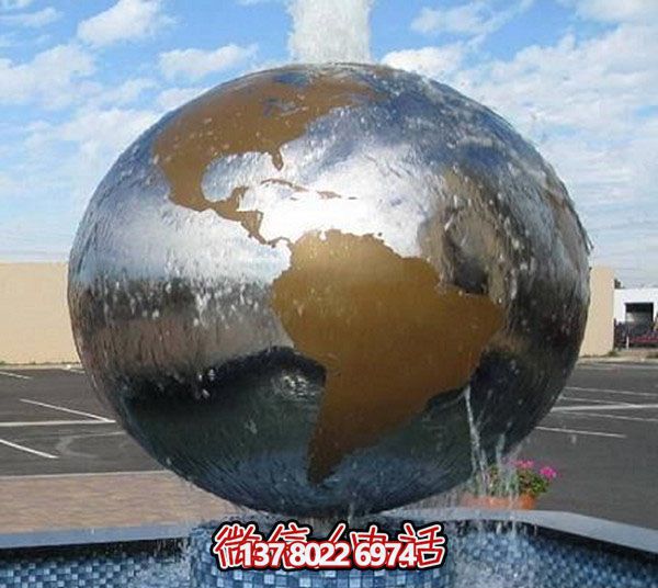 高品質(zhì)不銹鋼噴泉雕塑，裝點(diǎn)你的公園