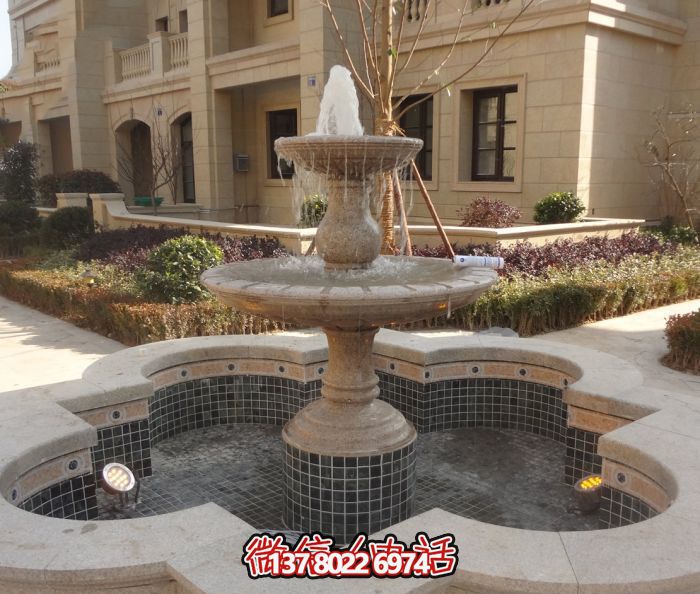 精致的大理石噴泉雕塑，給您的小區(qū)景觀添彩