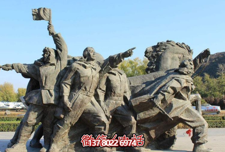大型石雕景觀擺件，為廣場增添創(chuàng)意人物氣息