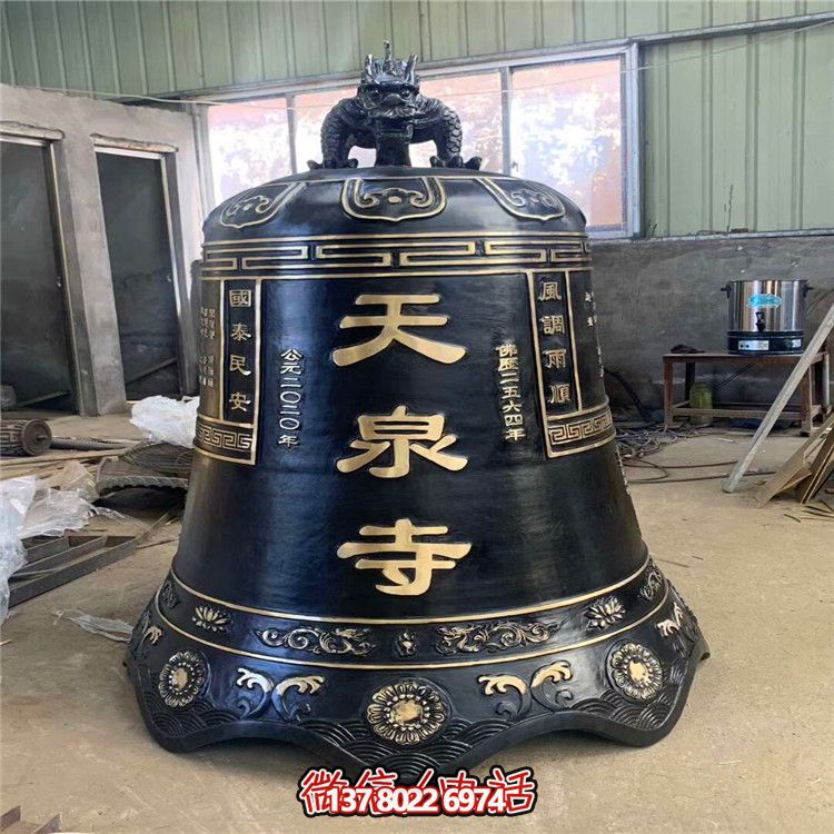 天泉青銅掛鐘雕塑傳承古老文化，鑄就精美藝術(shù)品
