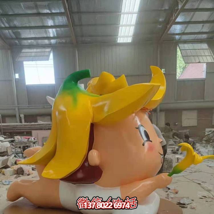 玻璃鋼戶外裝飾擺件，精致美觀、趣味卡通人物景觀