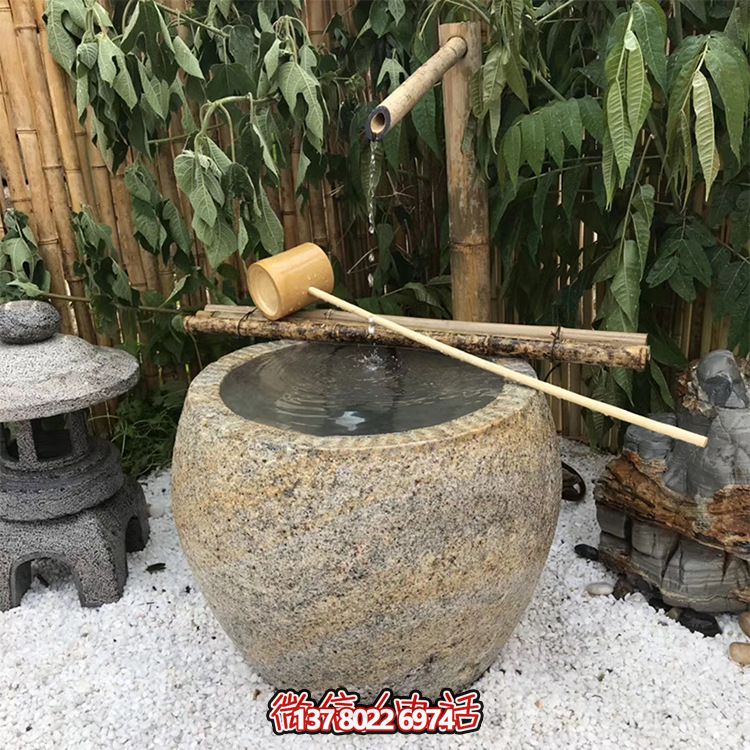仿古砂石雕塑花盆，創(chuàng)意舊風(fēng)裝飾景區(qū)