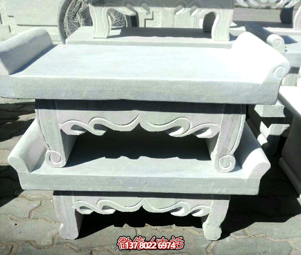 漢白玉佛像供桌，裝點(diǎn)景區(qū)寺院