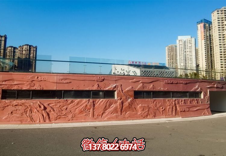 絢麗藝術(shù)空間，創(chuàng)意戶外浮雕銅雕影壁壁畫雕塑