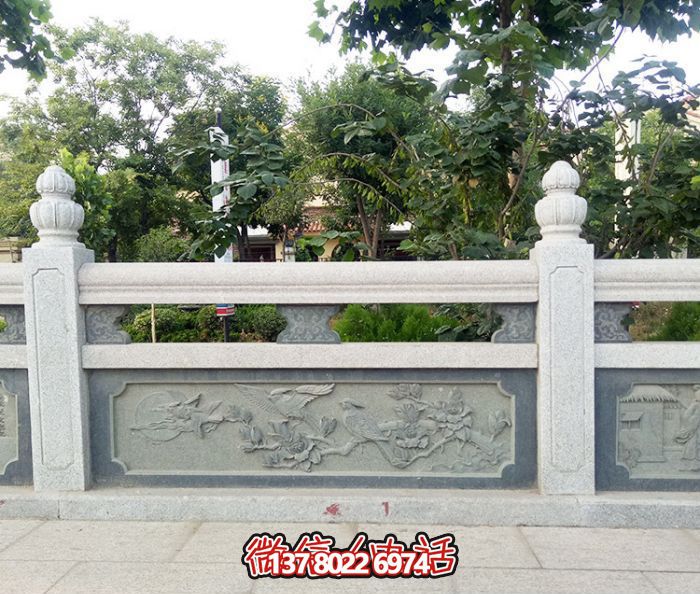 精美石欄系列，搭配園林花園，提升圍欄美感