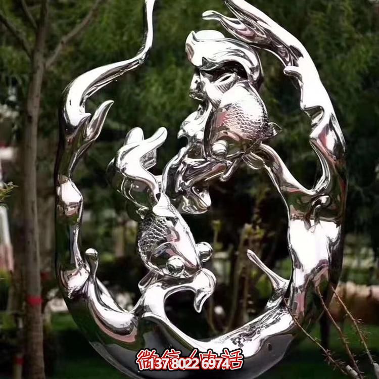 不銹鋼雕塑，為景觀廣場和園林增添抽象藝術(shù)