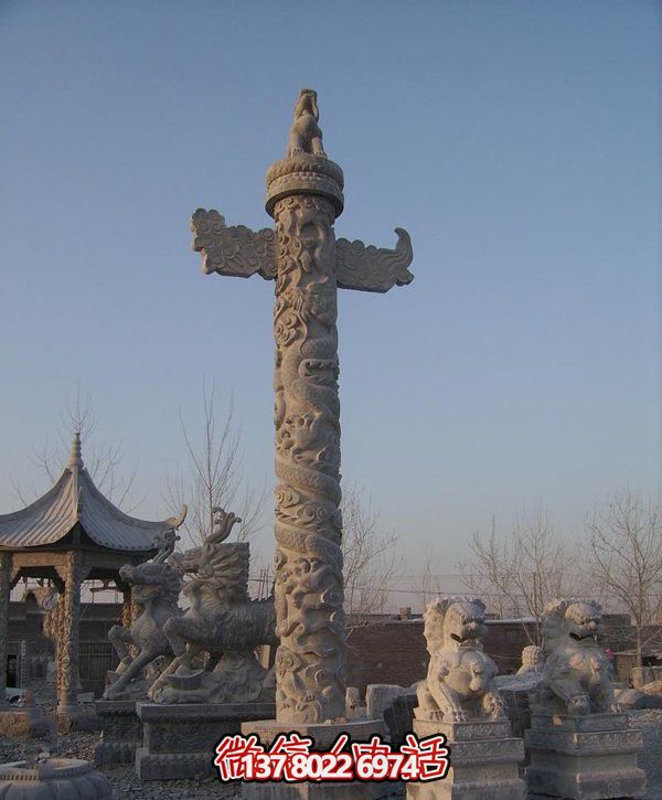 精美漢白玉雕塑，華美石龍表現(xiàn)中華文化之美