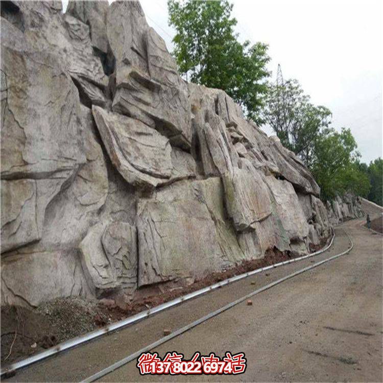 美輪美奐的景觀石，改善戶外街道路邊大型景觀