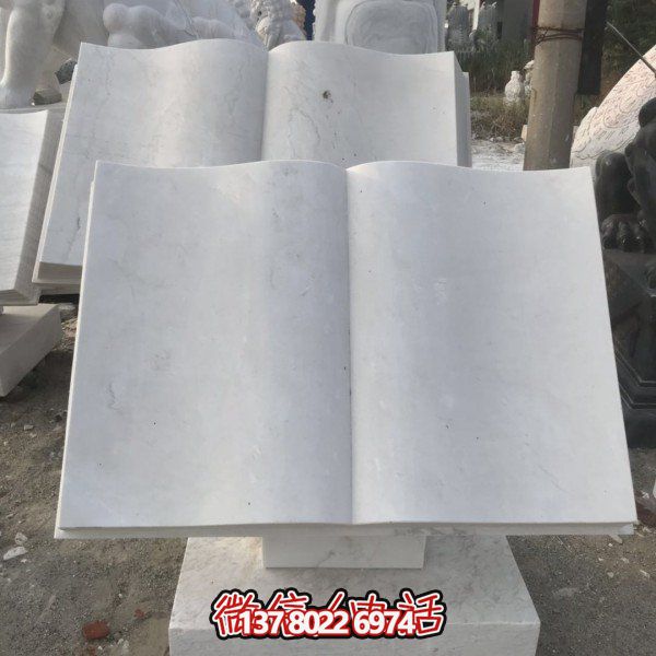 精美的大理石石雕雕塑——點綴園林校園，美化書籍之美