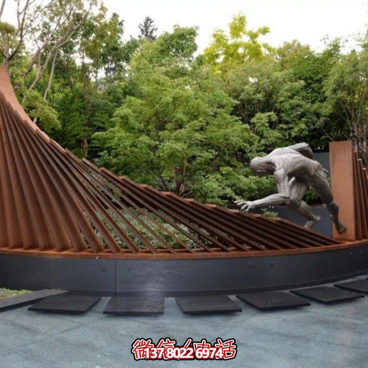 不銹鋼景觀雕塑，創(chuàng)意裝點公園戶外園林