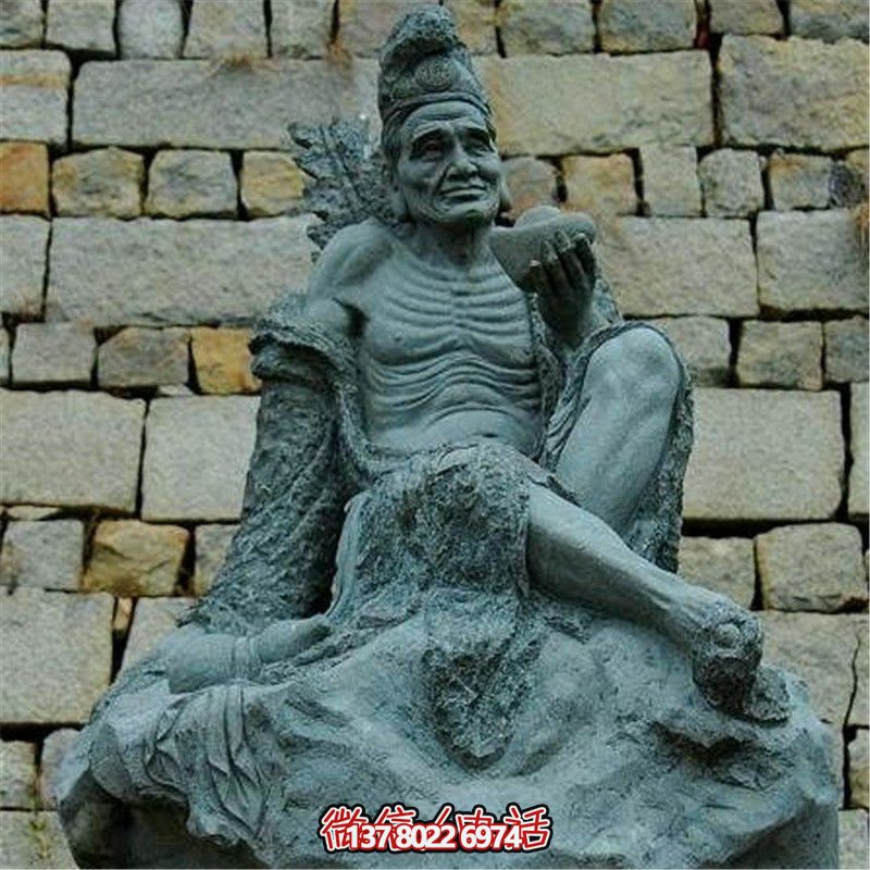 景區(qū)濟(jì)公石雕雕塑，帶你感受大自然的魅力