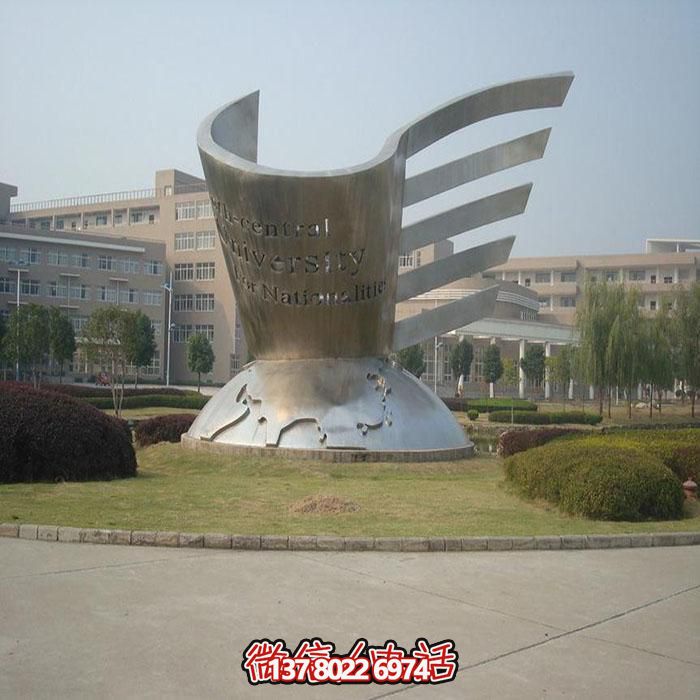 不銹鋼創(chuàng)意景觀擺件，點綴城市公園戶外地標(biāo)