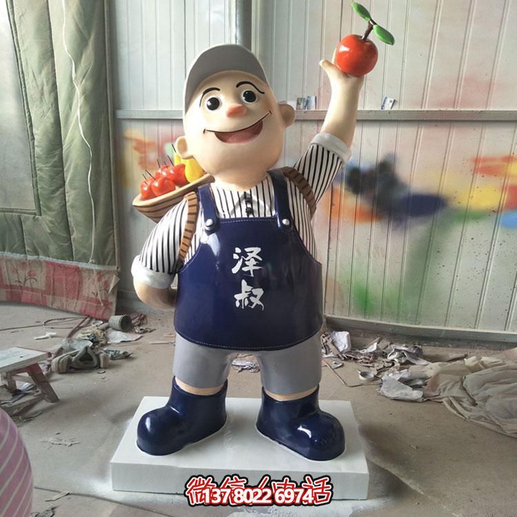 玻璃鋼彩繪擺件，點綴飯店酒店戶外廣場公園雕塑