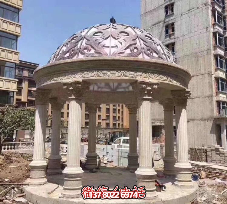 歐式羅馬涼亭，營(yíng)造優(yōu)雅小區(qū)花園