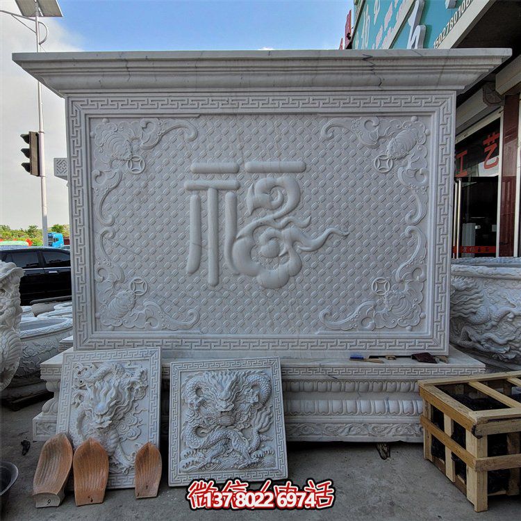 融合傳統(tǒng)文化，唯美經(jīng)典雕塑—中式影壁