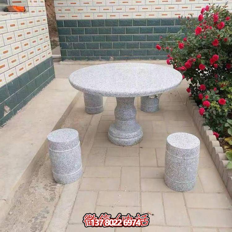 花崗巖石凳，室外私家院子裝飾