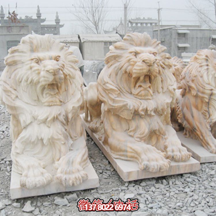 仿真獅子雕塑，為公園、動(dòng)物園帶來活力