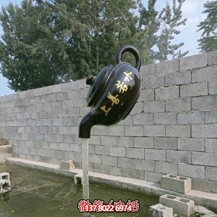 玻璃鋼懸空流水擺件，室外裝飾藝術精品