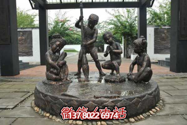 不銹鋼銅雕毛筆，為兒童締造景區(qū)樂趣