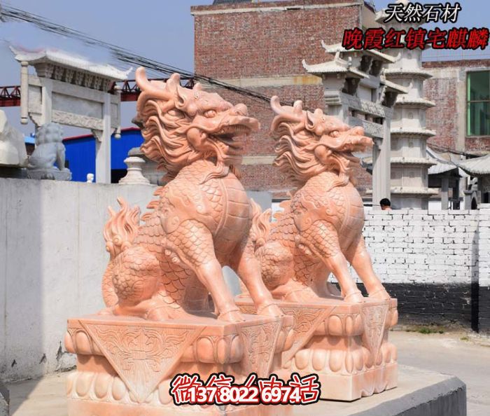 仿古神麒麟石雕，點(diǎn)綴您的庭院門(mén)口