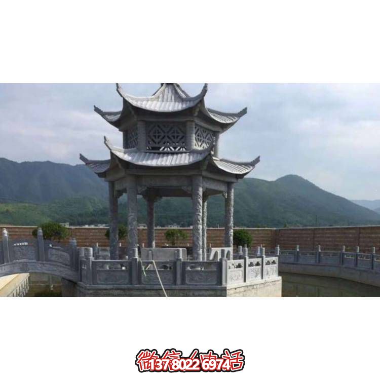 精美大理石雕塑涼亭，把藝術(shù)與實(shí)用完美結(jié)合