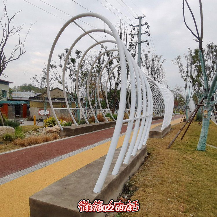 不銹鋼鐵藝拱門(mén)，完美裝飾公園戶外空間