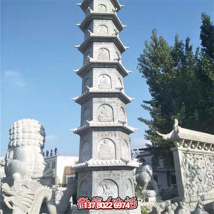 古典佛教雕塑藝術(shù)——精美青石舍利塔、石塔寺、佛塔