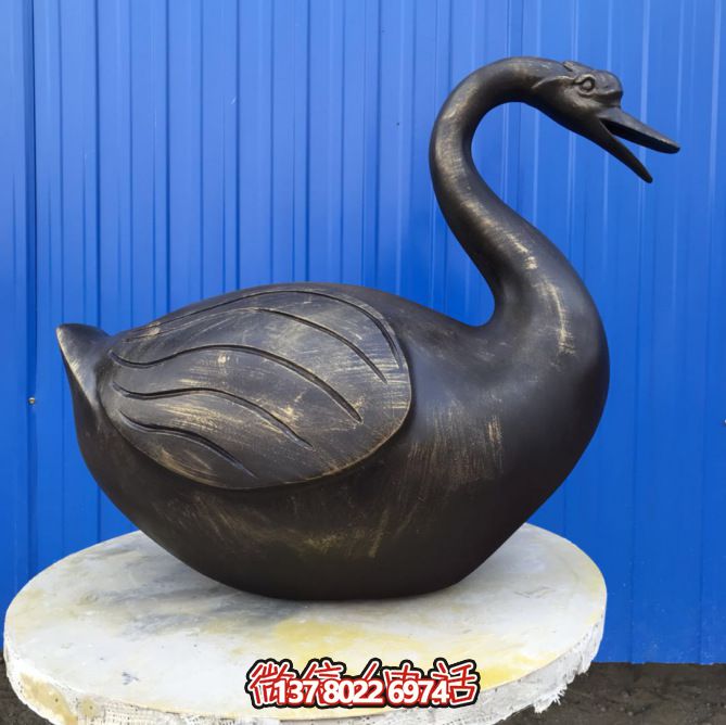 不銹鋼雕塑，休息時讓湖邊更美麗——天鵝雕塑