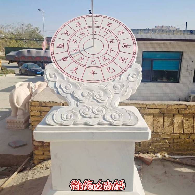 古典石雕計(jì)時(shí)器擺件，傳承校園文化