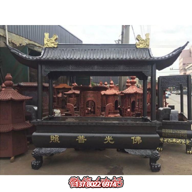精美銅雕香爐，裝點您的景區(qū)、寺廟、戶外