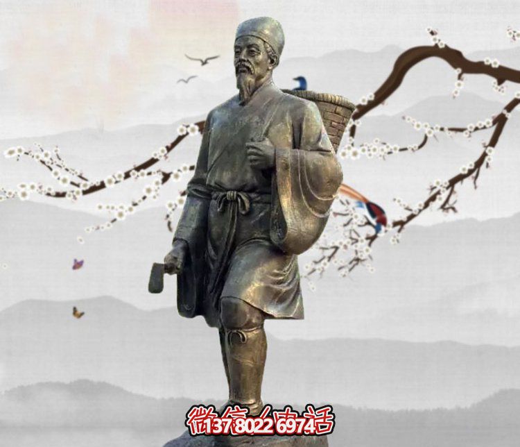 雕塑李時(shí)珍的傳奇，緬懷古老的采藥文化