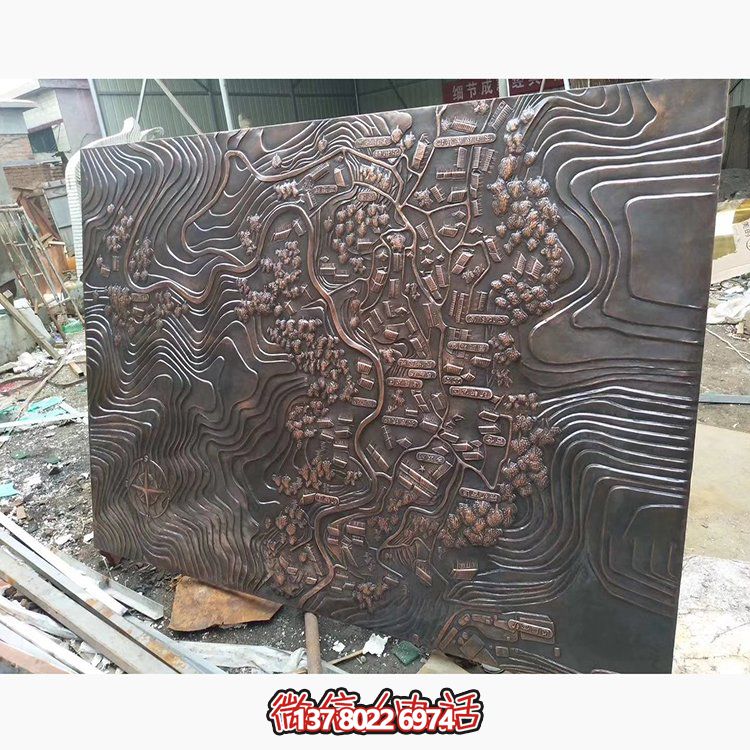 精致雅致的園林景觀浮雕、壁畫(huà)及雕塑裝置的完美結(jié)合