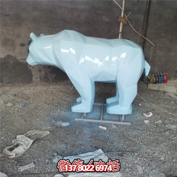 玻璃鋼幾何雕塑，裝飾動物園園林和戶外空間