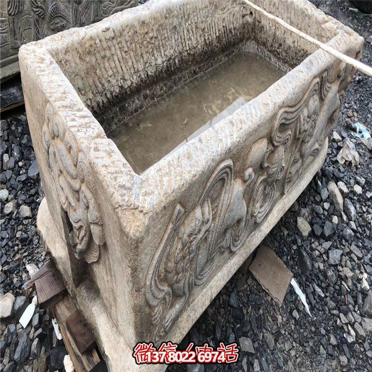 老石槽，漢白玉仿古石槽